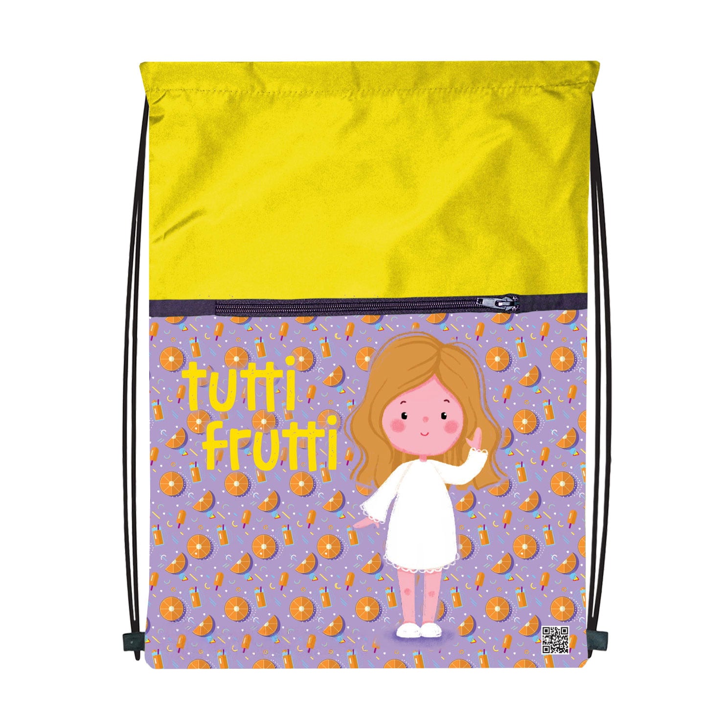 

Дитячий рюкзак для змінного одягу та взуття Profiplan Tutti Frutti Orange, 43*33 см (46228)