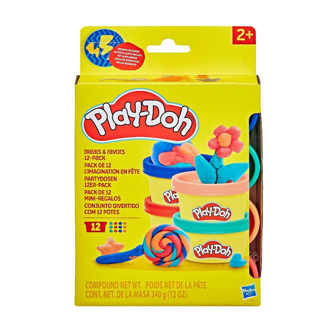 

Набір маси для ліплення Play-Doh Treats & Favors 12-Pack, від 2 років, 12 баночок (G0519)