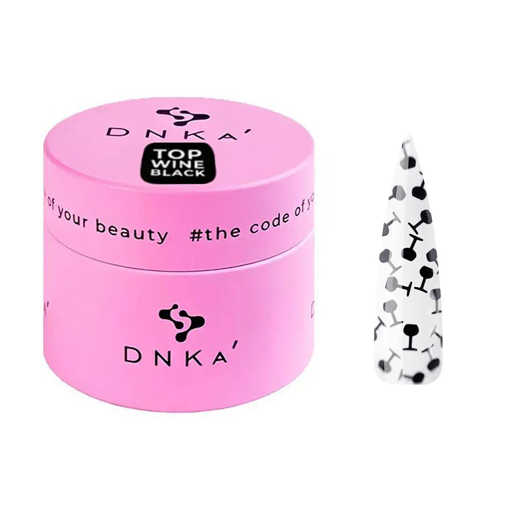 

Топ для гель-лаку DNKa' Top Wine, Black, 15 мл