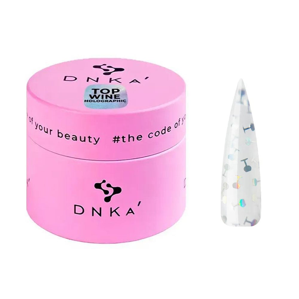 

Топ для гель-лаку DNKa' Top Wine, Holographic, 15 мл