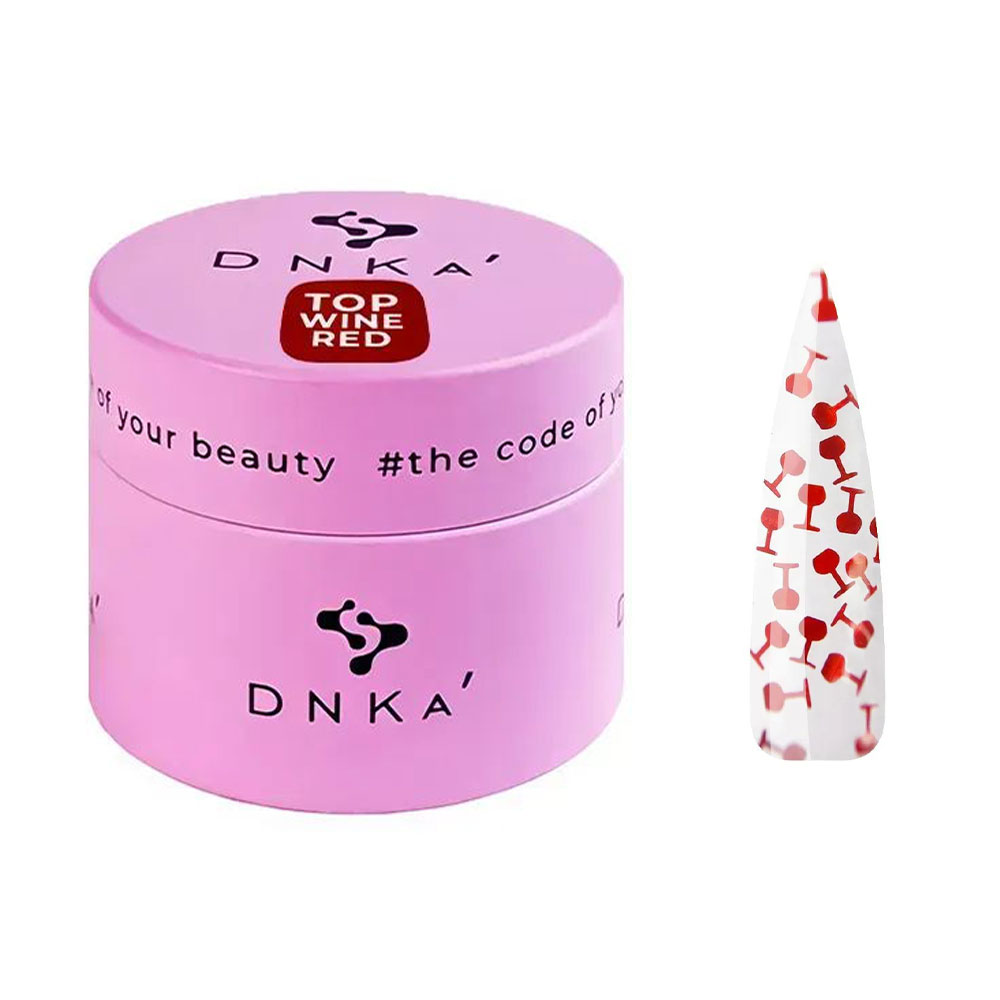 

Топ для гель-лаку DNKa' Top Wine, Red, 15 мл
