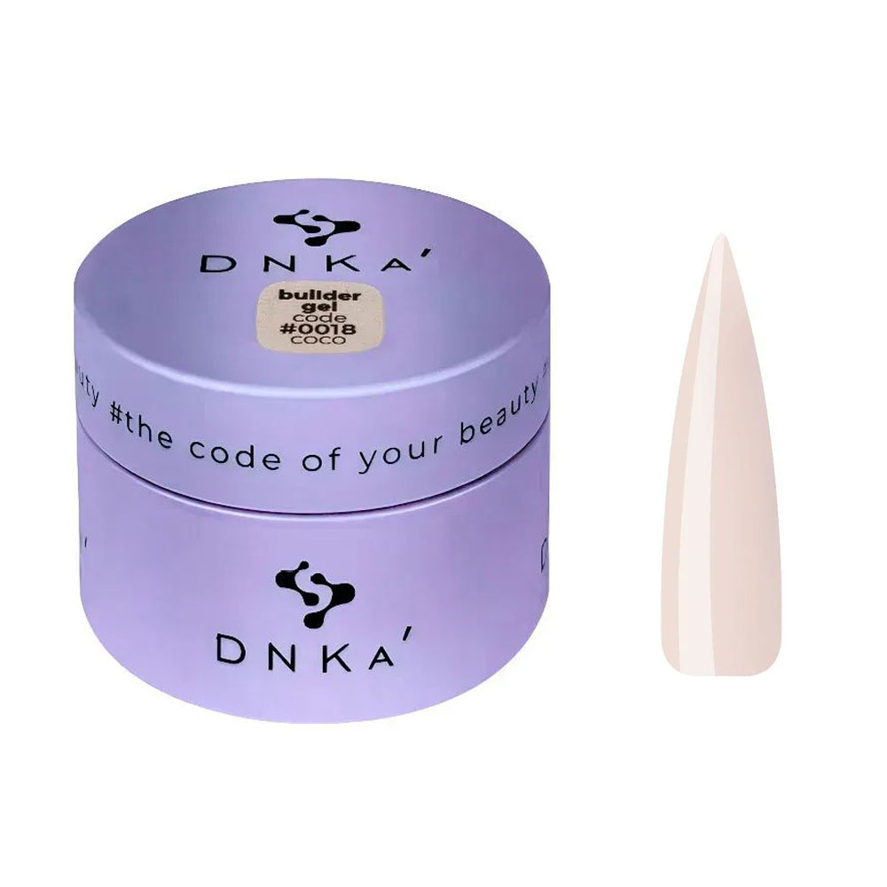 

Гель для нарощування нігтів DNKa' Builder Gel 0018 Coco, 30 мл