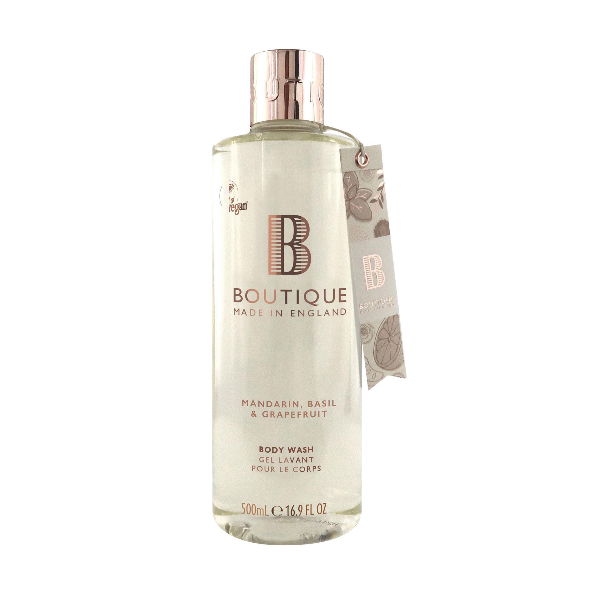

Гель для душу Grace Cole Body Wash Boutique Mandarin, Basil & Grapefruit, 500 мл