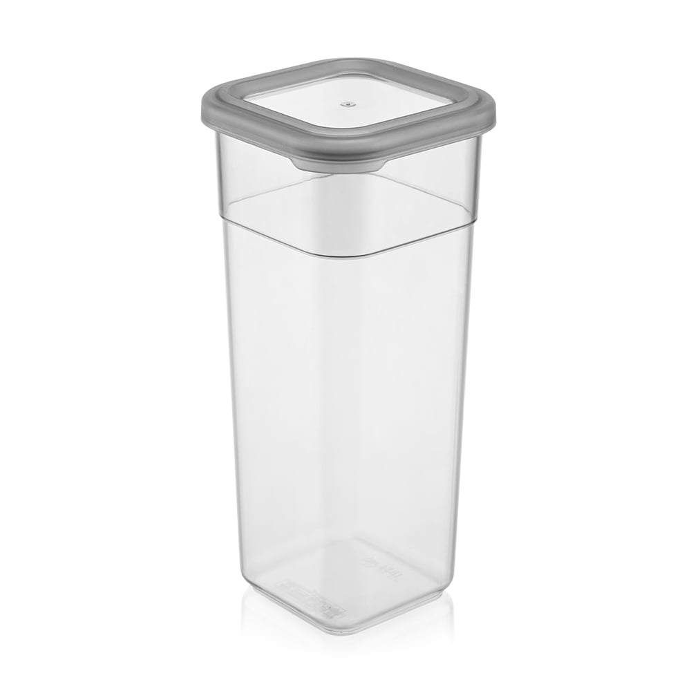 

Контейнер Idea Home Soft Box Grey з кришкою, 1.85 л, 11*11*24 см (00975)