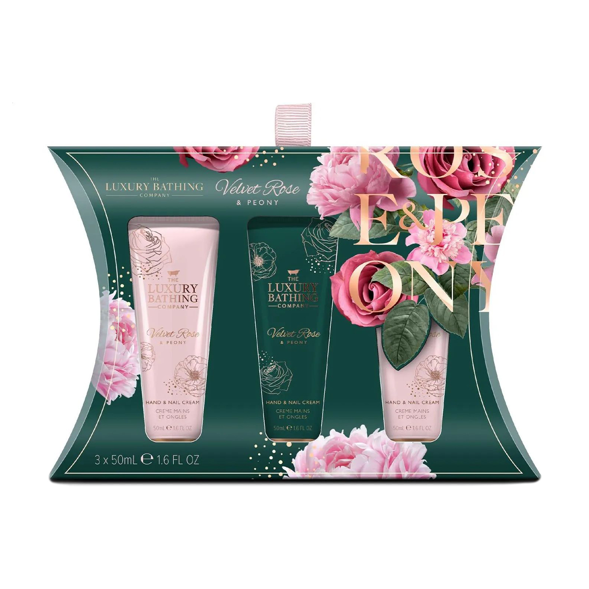 

Уцінка! Набір Grace Cole The Luxury Bathing Velvet Rose & Peony (крем для рук та нігтів, 2*50 мл + крем для тіла, 50 мл)