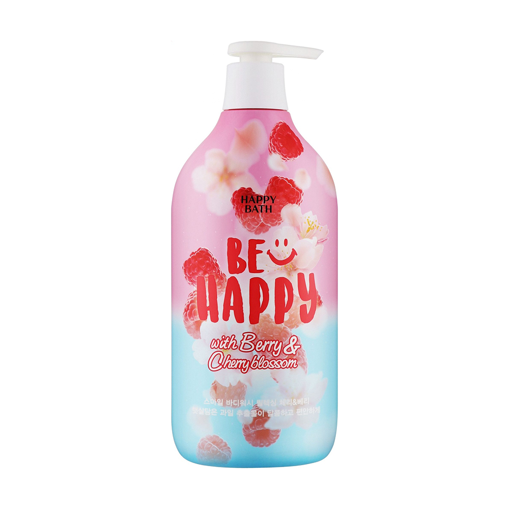 

Гель для душу Happy Bath Be Happy Smile Berry & Cherry Blossom, 900 г
