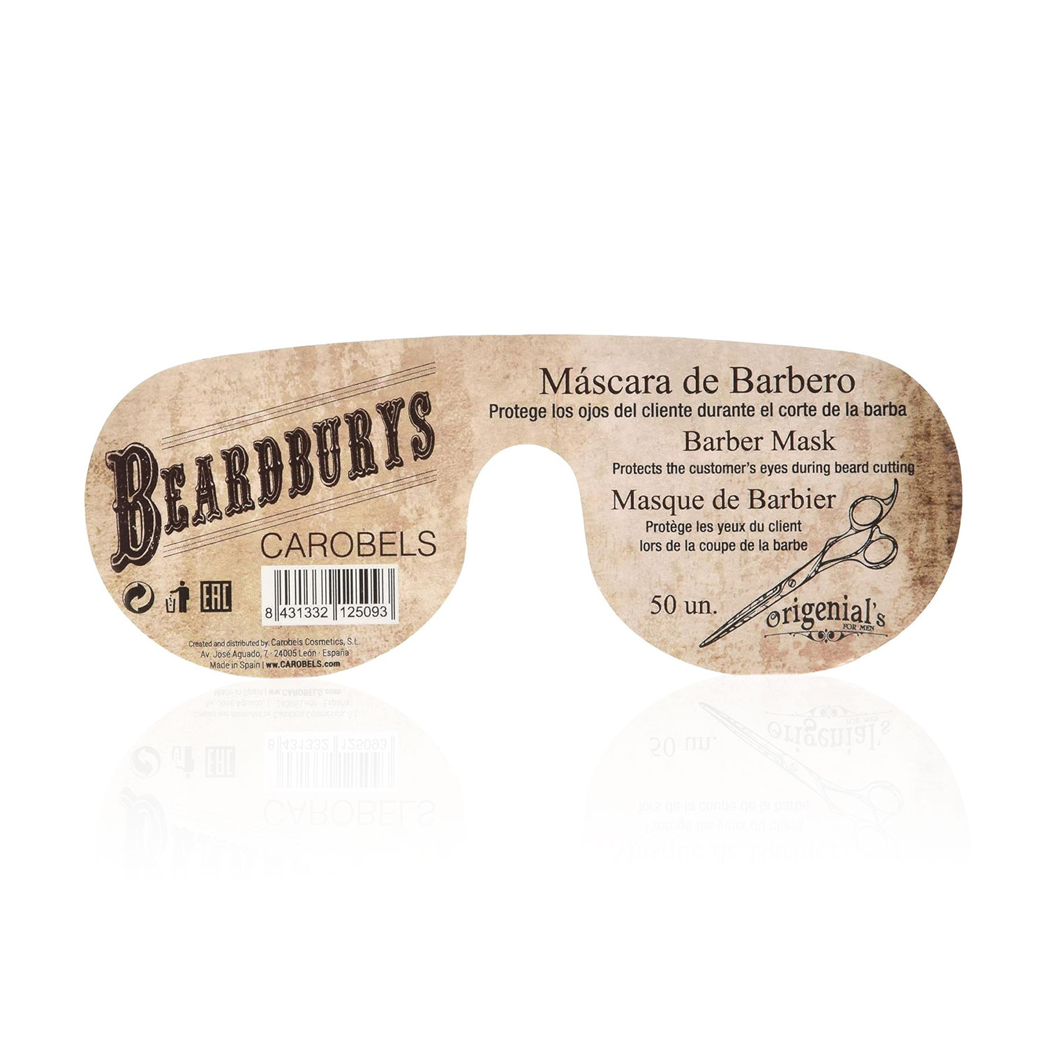 

Чоловіча одноразова маска для очей Beardburys, 50 шт