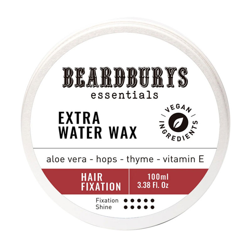 

Чоловічий віск для волосся Beardburys Essentials Extra Water Wax Сильна фіксація, 100 мл