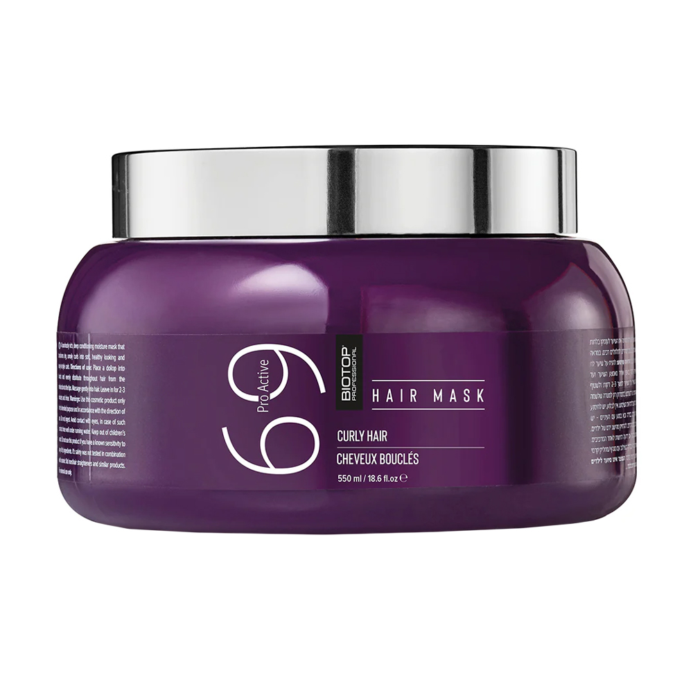

Маска Biotop Professional 69 Pro Active Hair Mask для кучерявого волосся, 550 мл