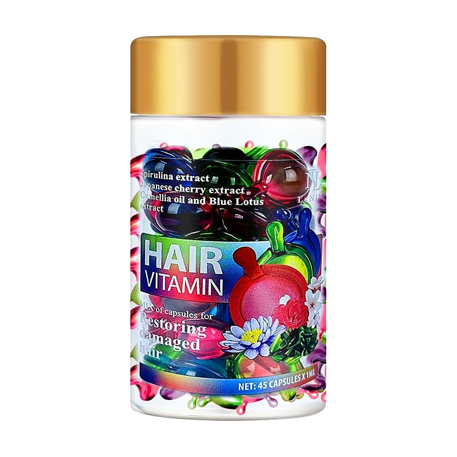 

Мікс з капсул LeNika Hair Vitamin для відновлення пошкодженого волосся, 45*1 мл