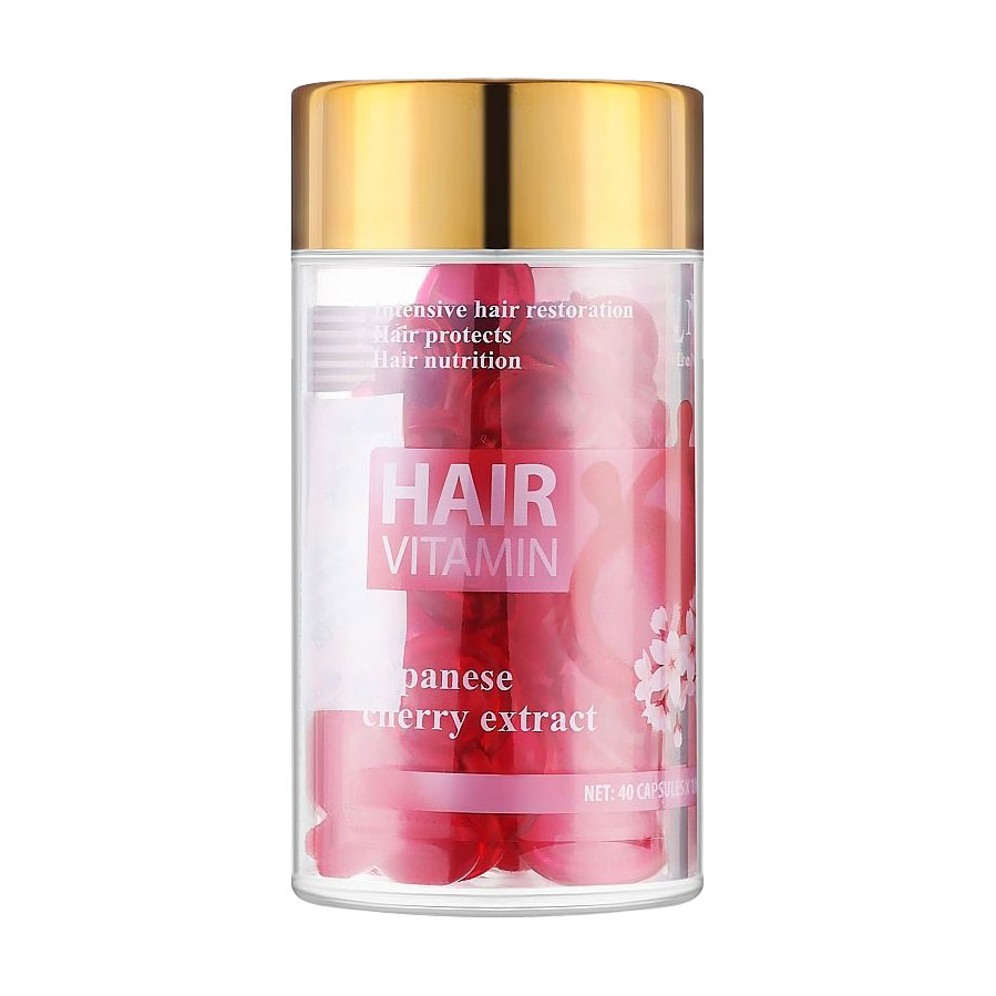 

Вітаміни для волосся LeNika Hair Vitamin з екстрактом японської вишні, 40*1 мл