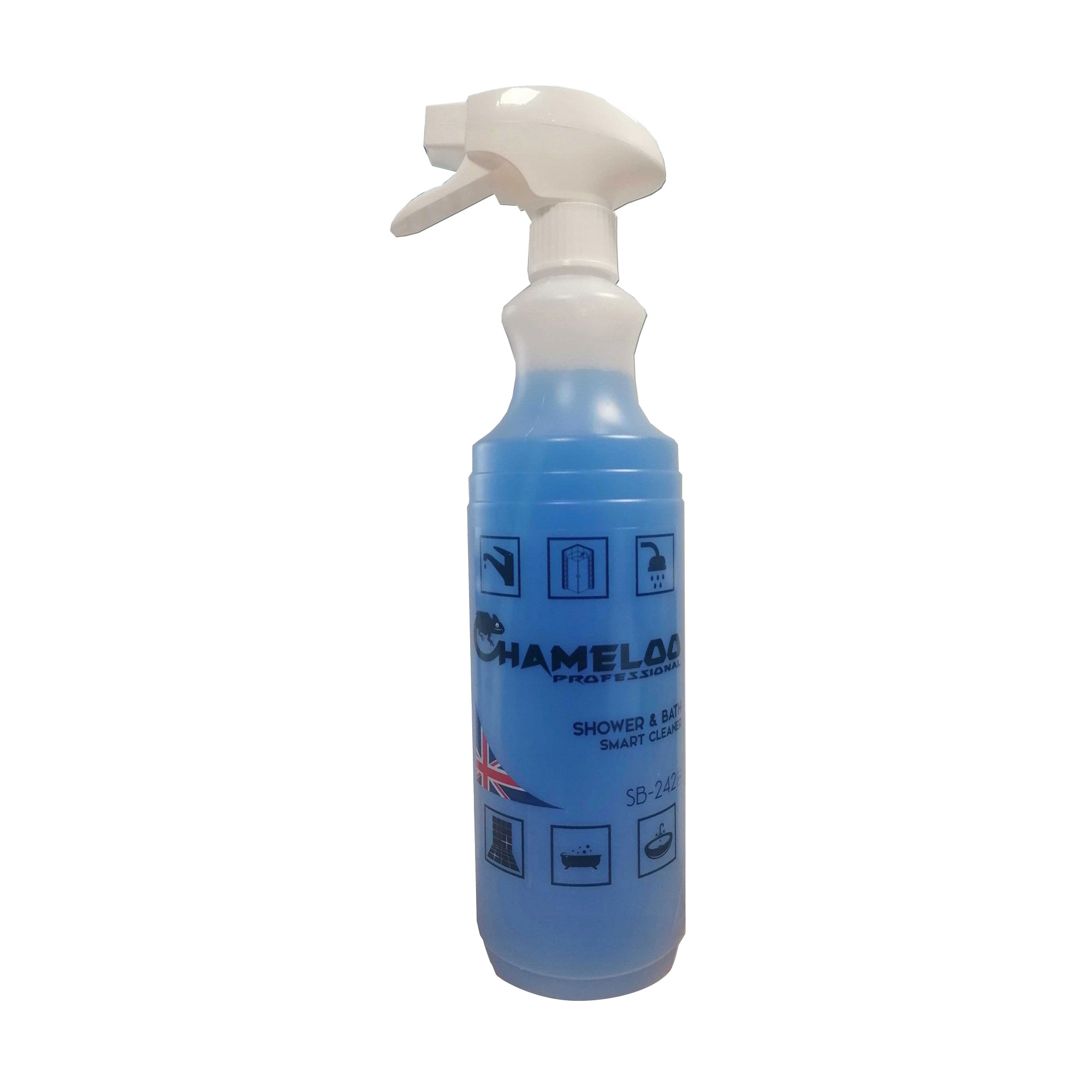 

Засіб для миття скляних поверхонь у ванній кімнаті CHAMELOO PROFESSIONAL Shower & Bath Smart Cleaner з ефектом антизапотівання, 1 л