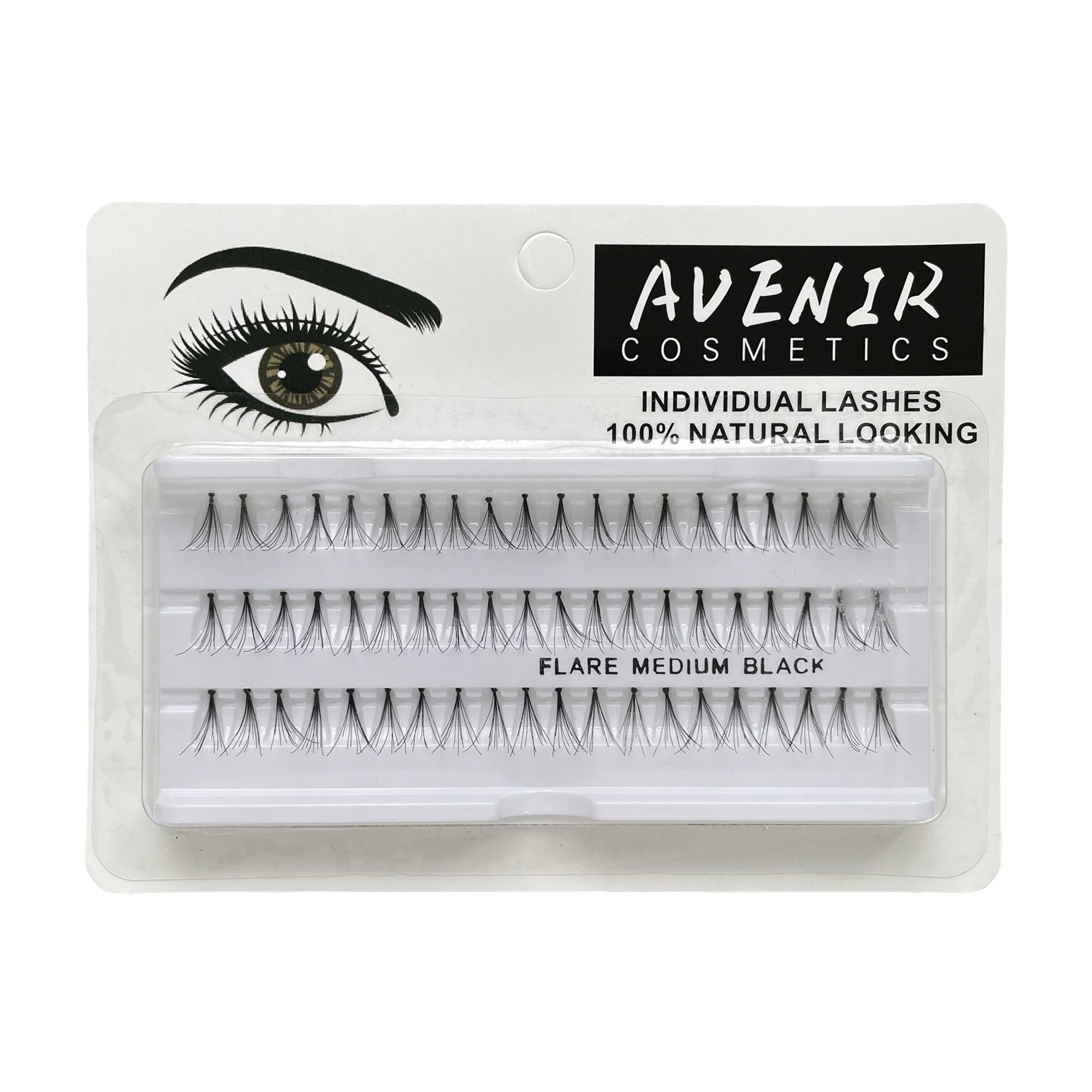 

Накладні вії пучкові Avenir Cosmetics, 14 мм