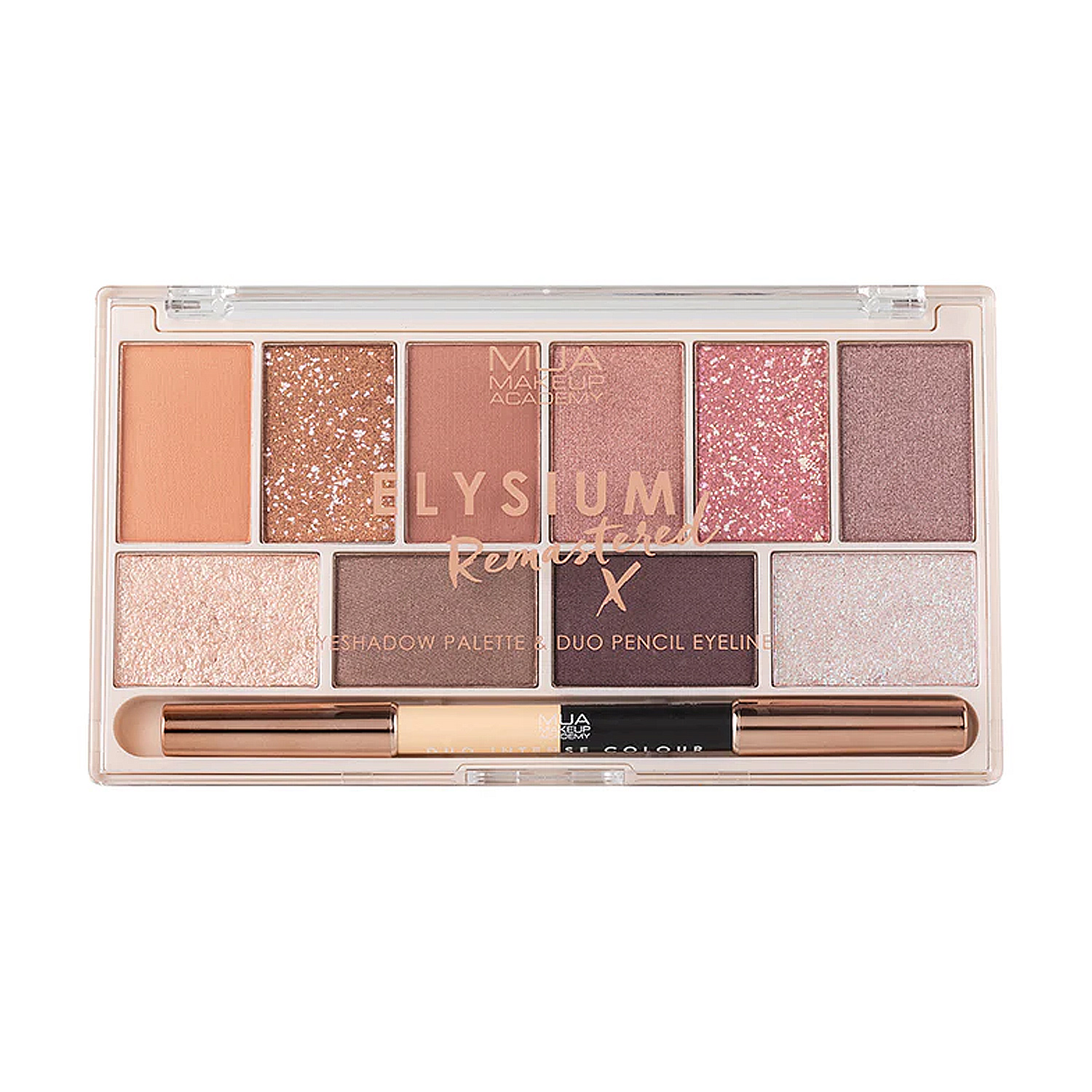 

Палетка тіней для повік Make Up Academy 10 Shade Eyeshadow Palette, Elysium Remastered, 17 г