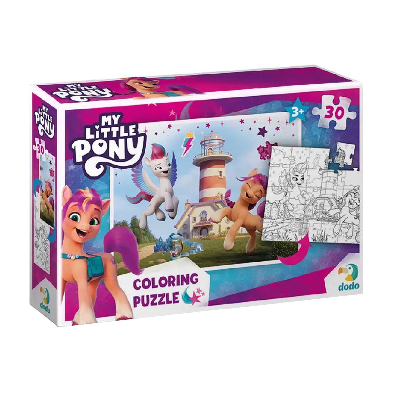 

Пазли 2 в 1 DoDo My Little Pony 30 елементів, від 3 років, 21*14*4 см (200124)