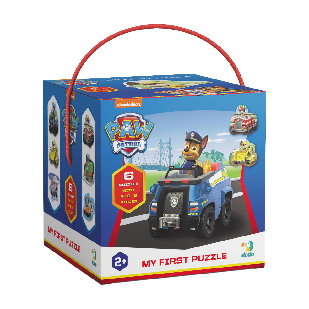 

Пазли DoDo Paw Patrol Готові до дії 4-6-8 елементів, від 2 років, 12*12*12 см (200535)