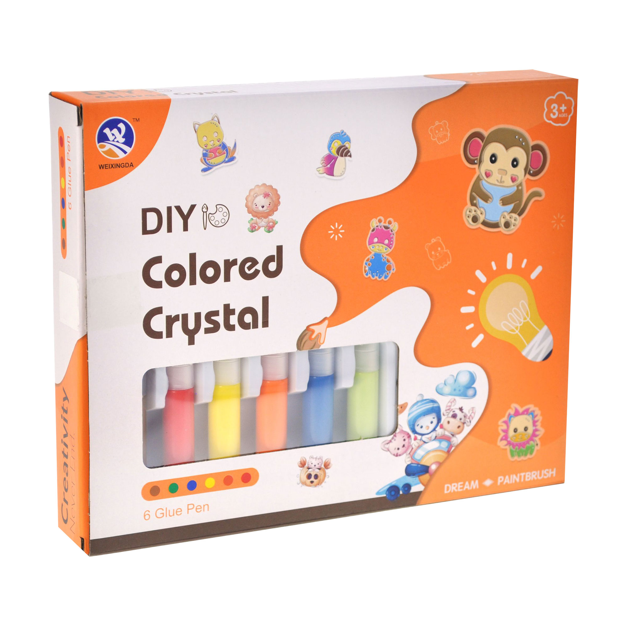 

Дитячий набір для творчості YG Toys Colored Crystal з гліттером та кристалами, від 3 років (2041)