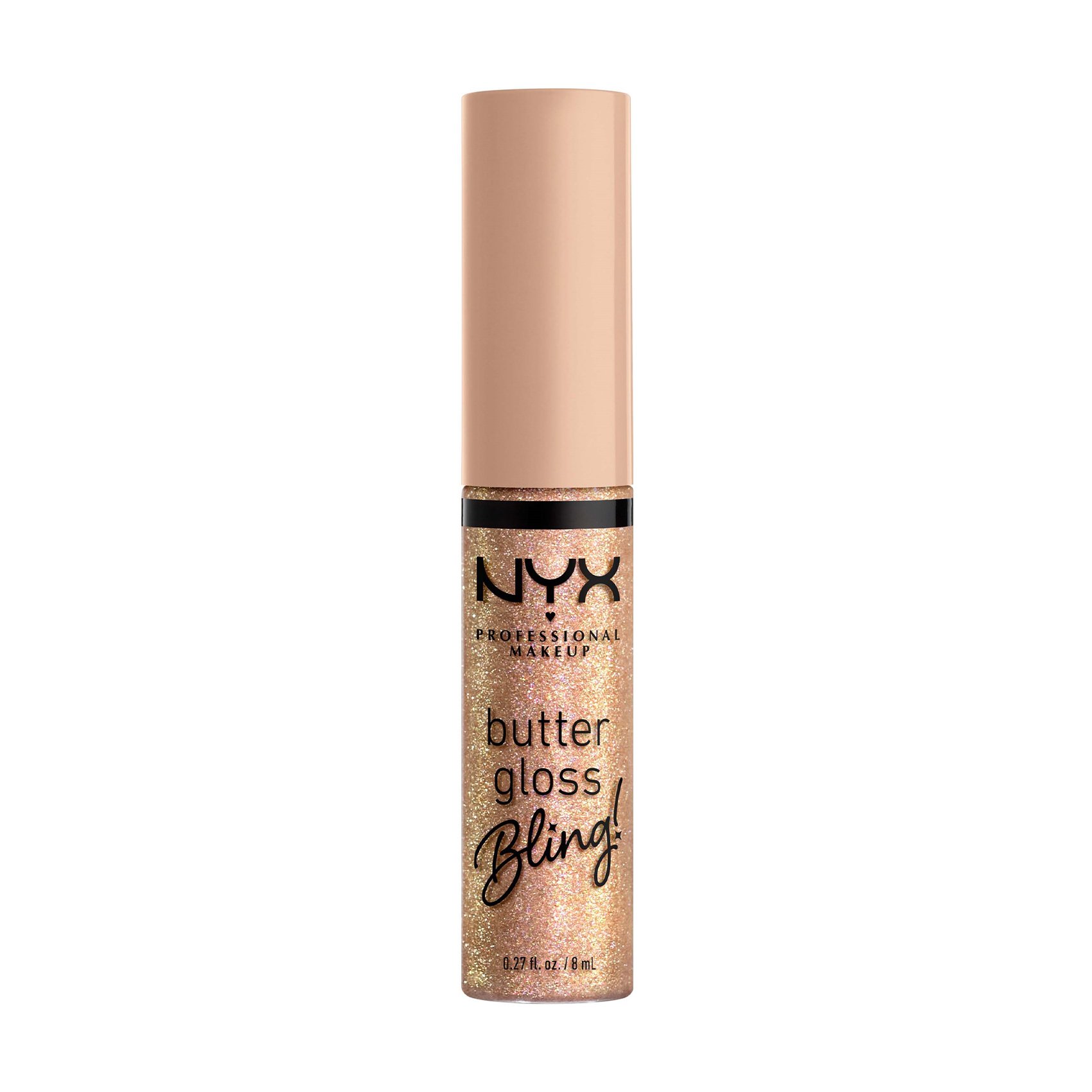

Зволожувальний блиск для губ NYX Professional Makeup Butter Gloss Bling 01 Bring The Bling, 8 мл
