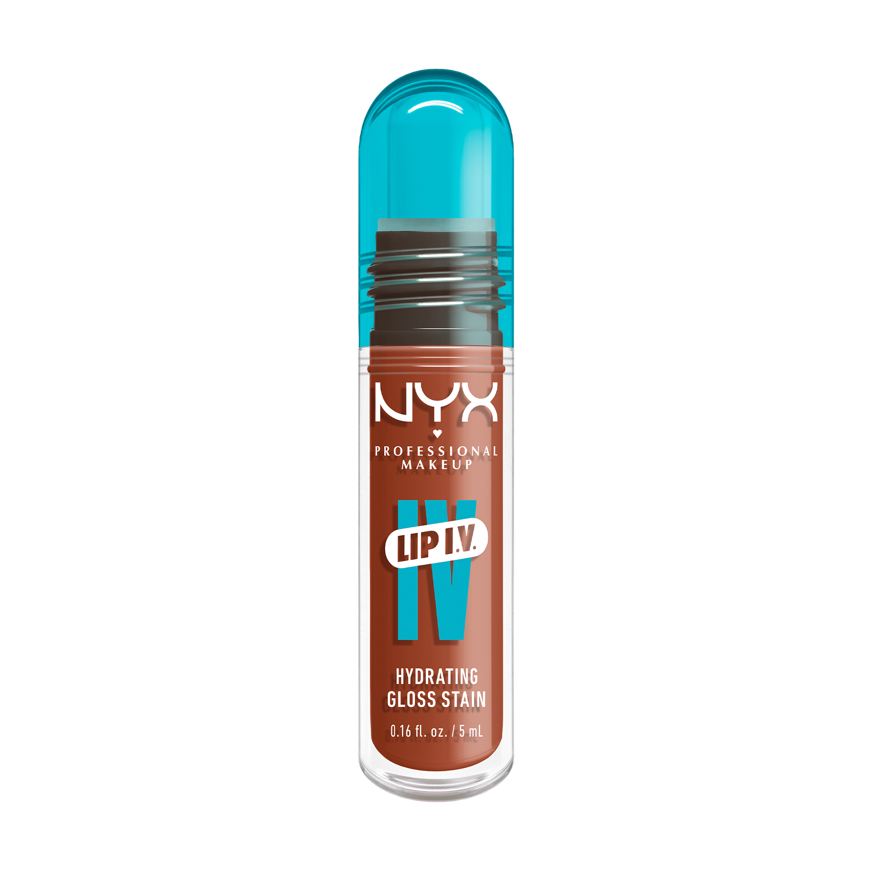 

Блиск-тінт для губ NYX Professional Makeup Lip I.V. Hydrating Lip Gloss Stain 01 Caramel Drip, 5 мл