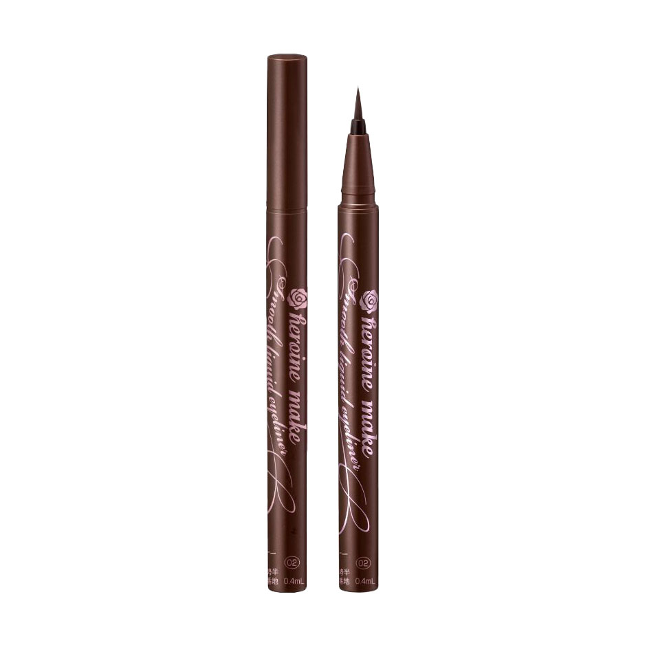 

Уцінка! Рідка підводка для очей Isehan Heroine Make Smooth Liquid Eyeliner Super Keep 02 Brown Black, 0.4 мл