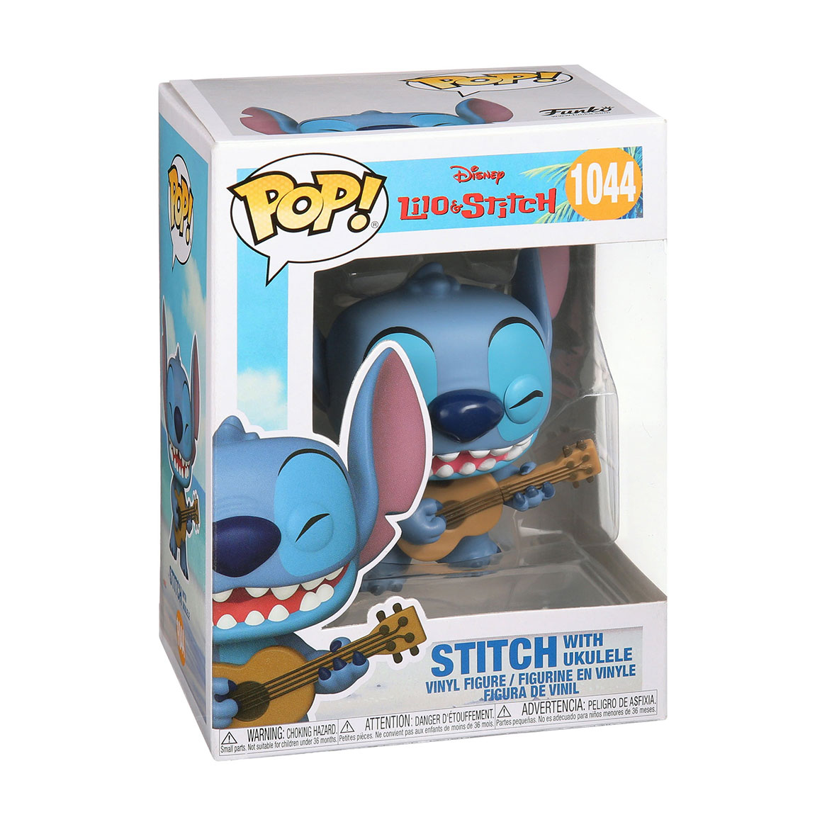 

Ігрова фігурка Funko POP! Disney Lilo & Stitch 1044 Стіч з укулеле, від 3 років (55615)