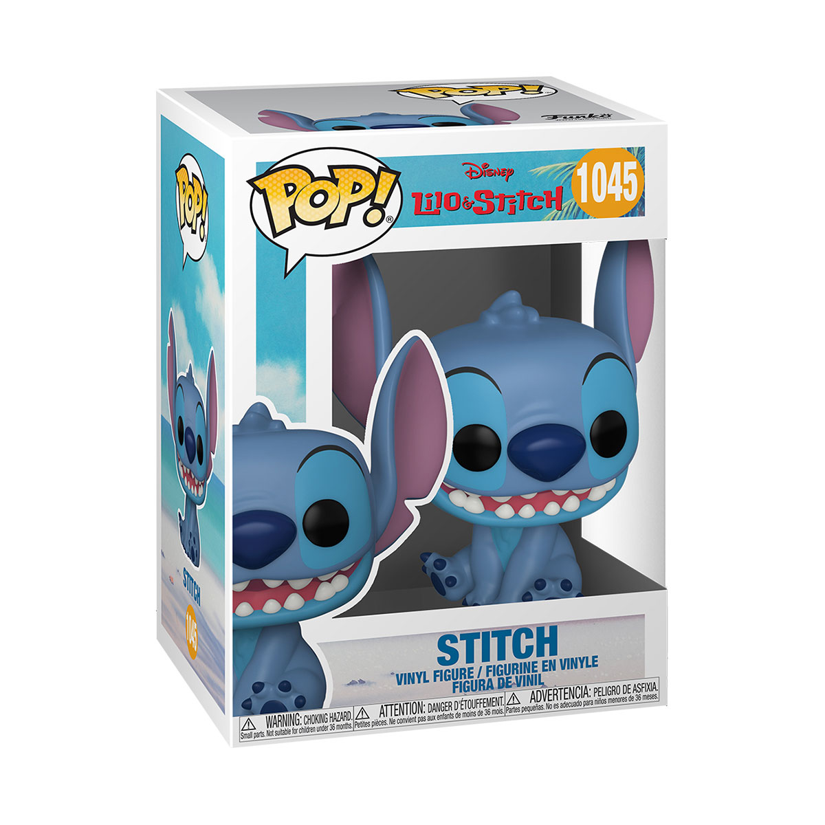 

Ігрова фігурка Funko POP! Disney Lilo & Stitch 1045 Стіч, що посміхається, від 3 років (55617)