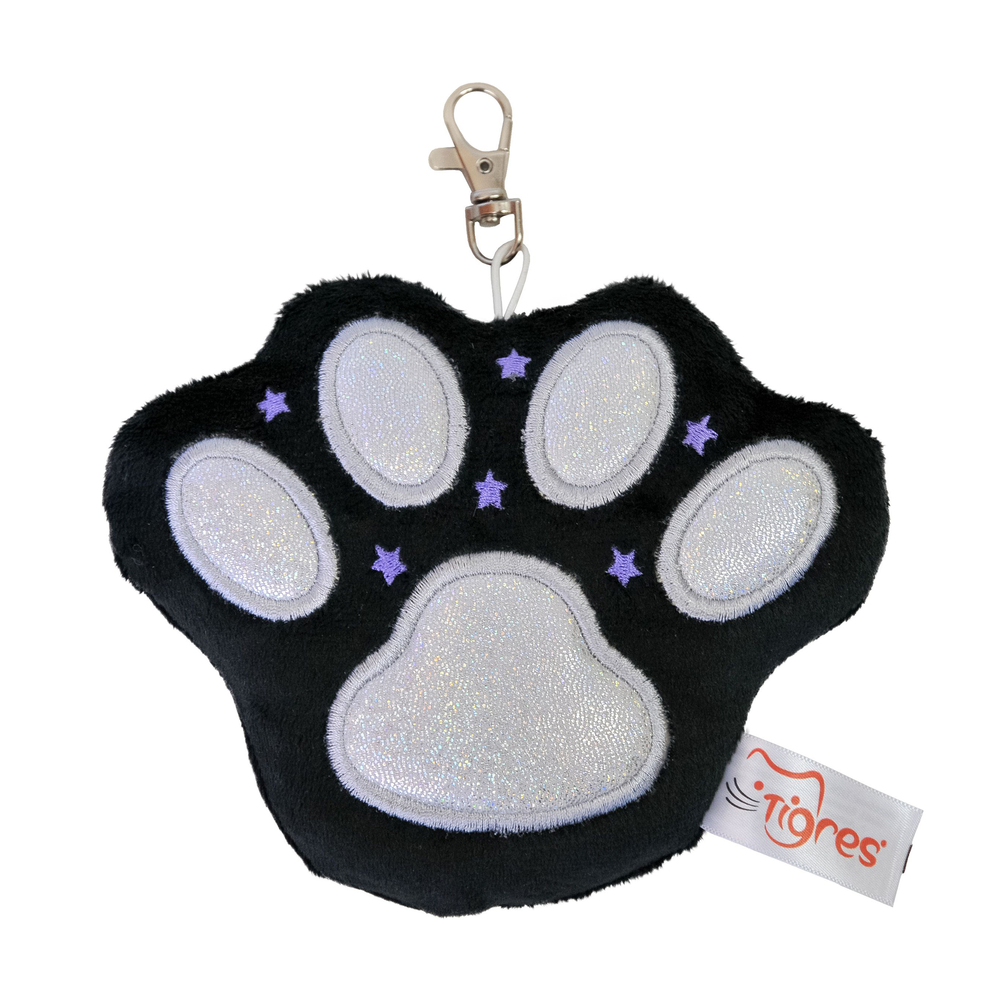 

М'яка іграшка-брелок Tigres Лапка, чорна, від 3 років, 15*13*4 см (ПД-0510)