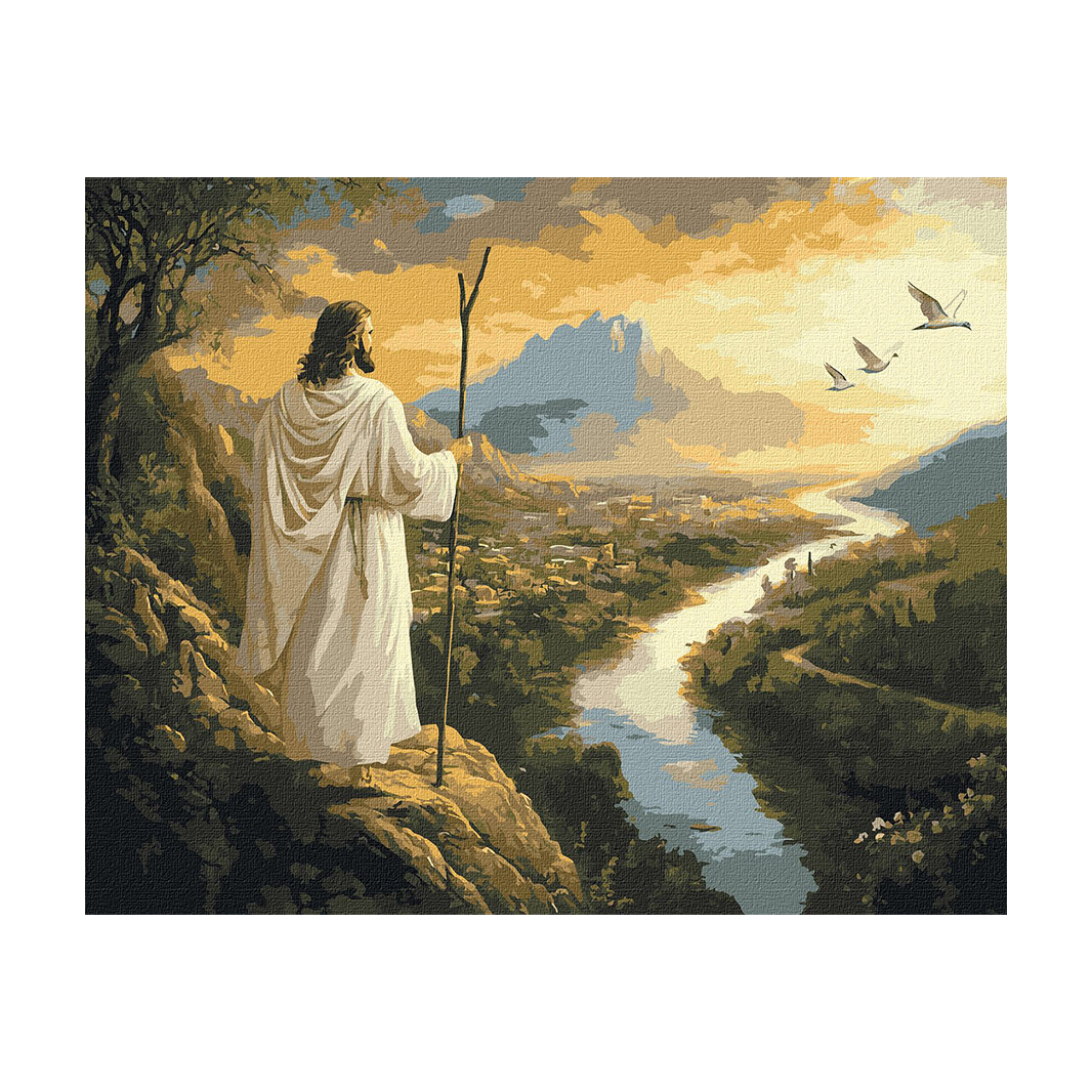 

Картина за номерами Ideyka Погляд Спасителя, 40*50 см (KHO2571)