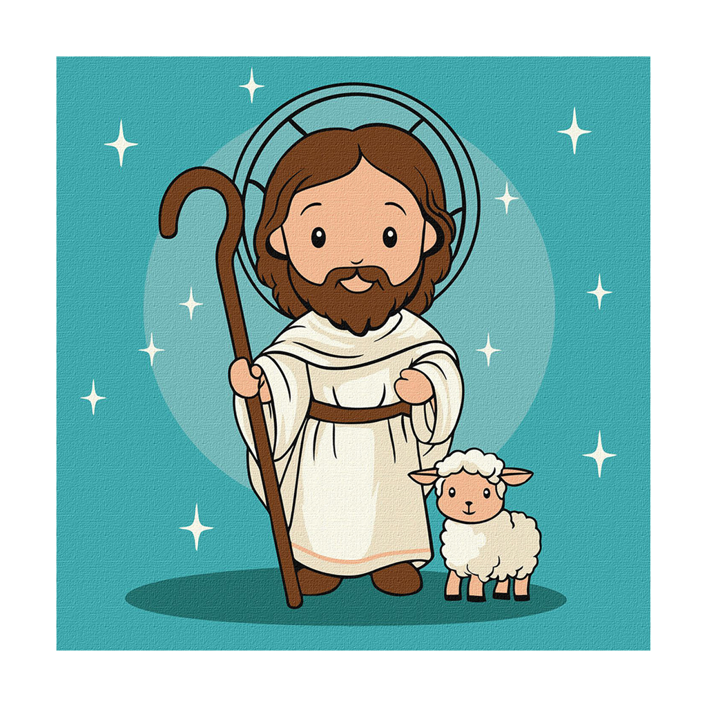 

Картина за номерами Ideyka Милий Ісус, 25*25 см (KHO1194)