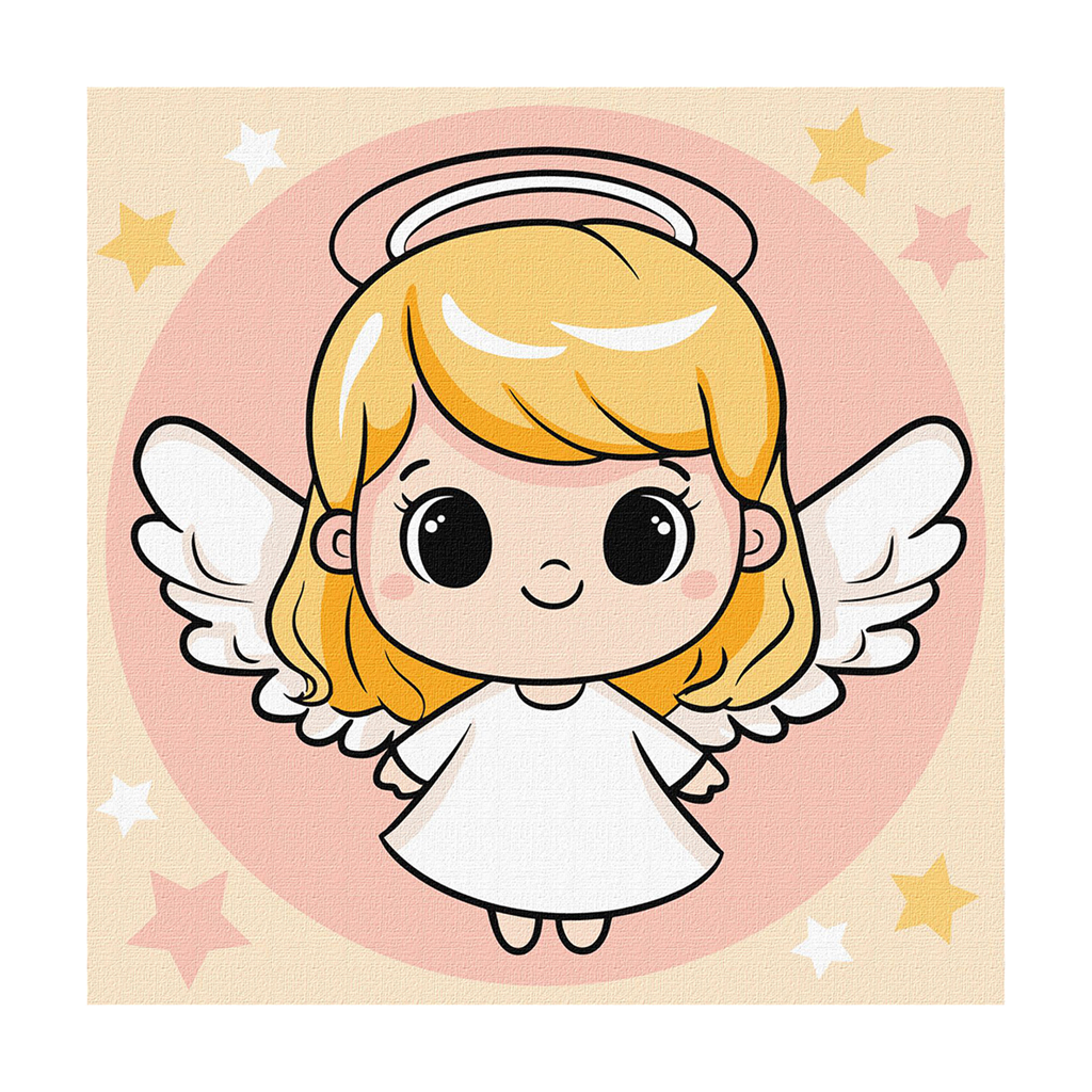 

Картина за номерами Ideyka Святе янголятко, 25*25 см (KHO1196)