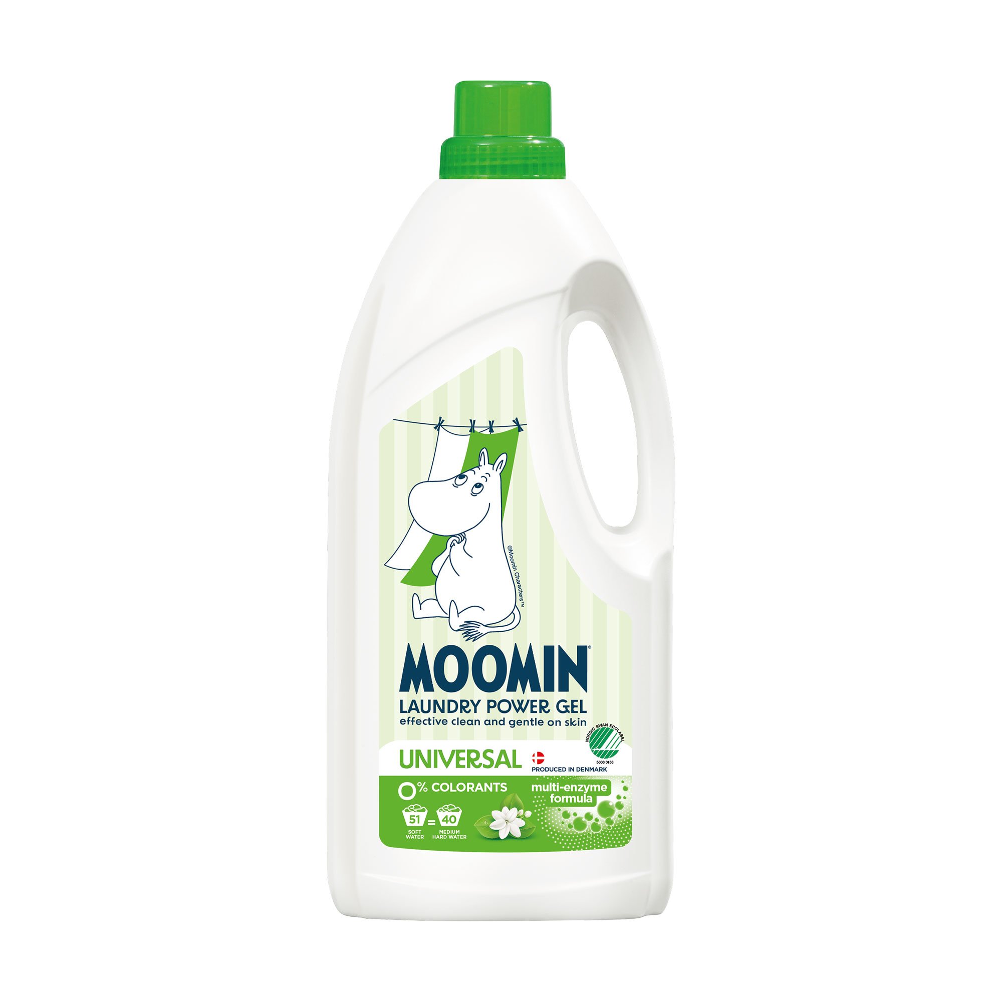 

Гель для прання Moomin Universal 51 цикл прання, 1.8 л