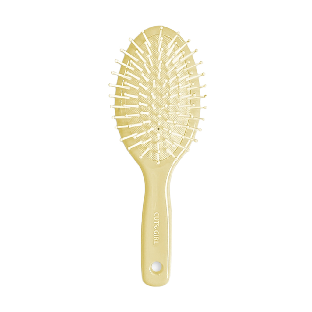 

Дитяча щітка-mini для волосся Dini Kids овальна, жовта, 1 шт (dm-717)