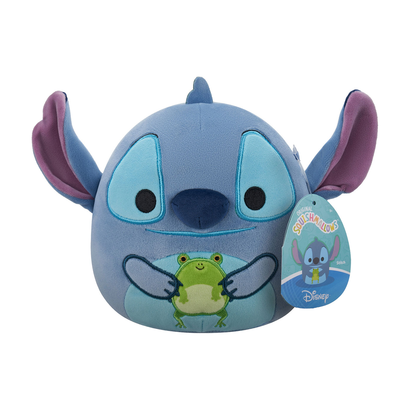 

М'яка іграшка Squishmallows Disney Стіч з жабкою, від 3 років, 17 см (SQDI00730)