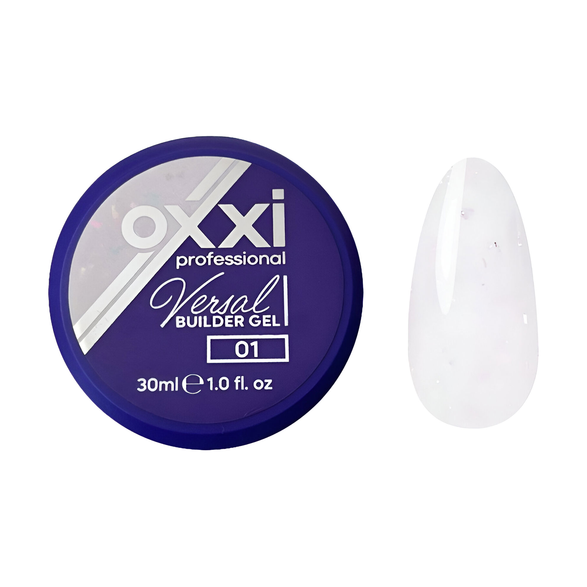 

Моделювальний гель для нігтів Oxxi Professional Versal Builder Gel 01, 30 мл