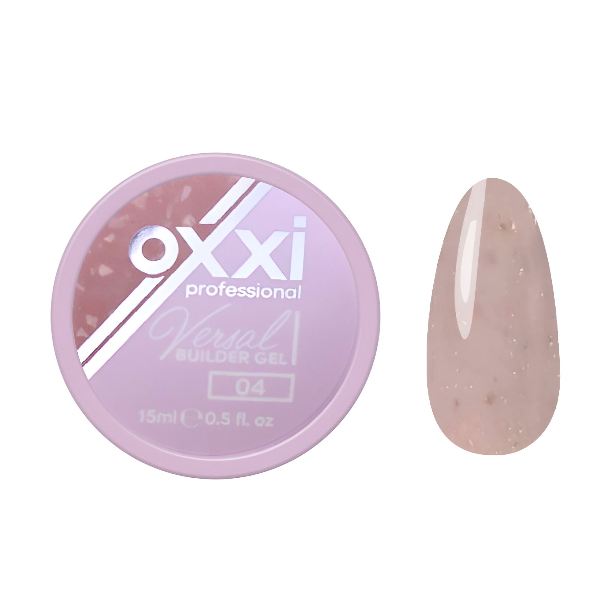 

Моделювальний гель для нігтів Oxxi Professional Versal Builder Gel 04, 15 мл