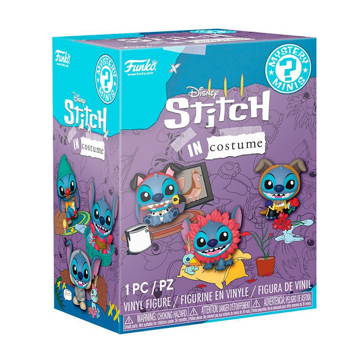 

Ігрова фігурка сюрприз Funko Mystery Minis Стіч у костюмі, від 3 років (76081)