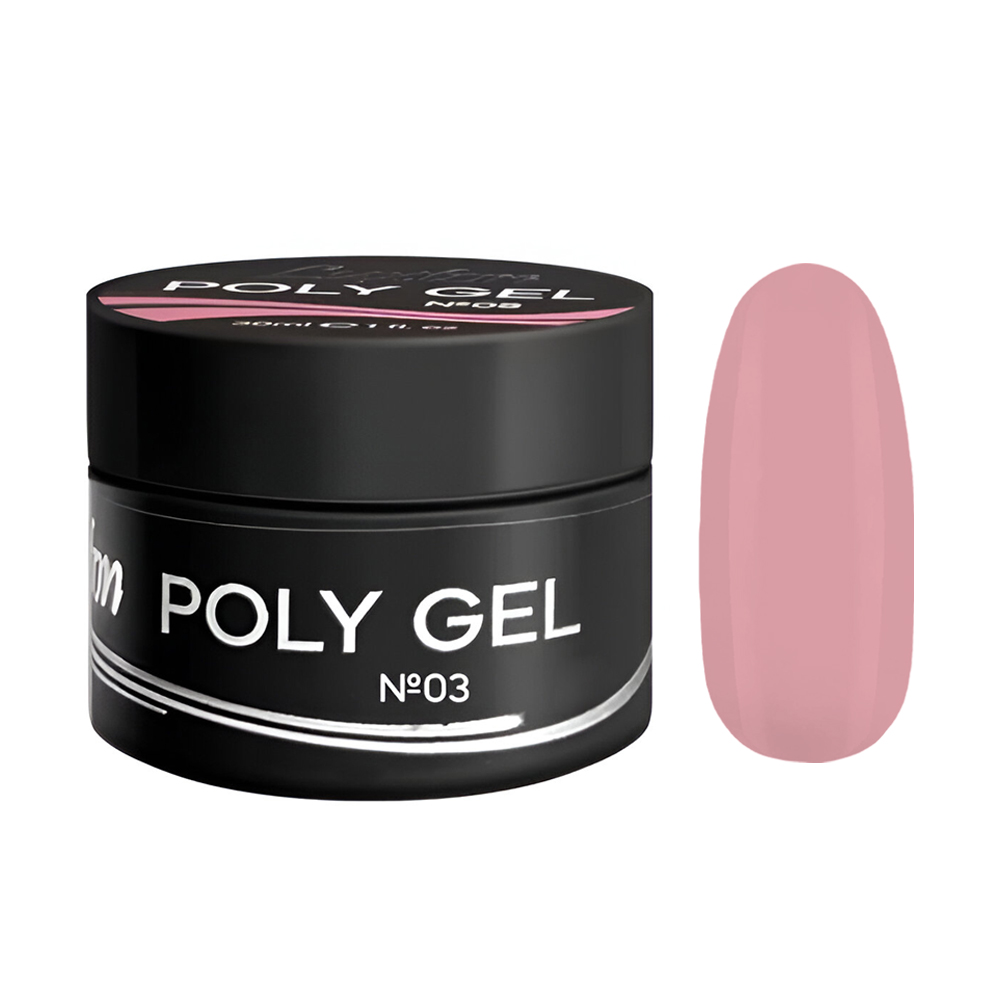 

Гель для нігтів Luxton Poly Gel 03 Ніжний рожевий, 30 мл (банка)