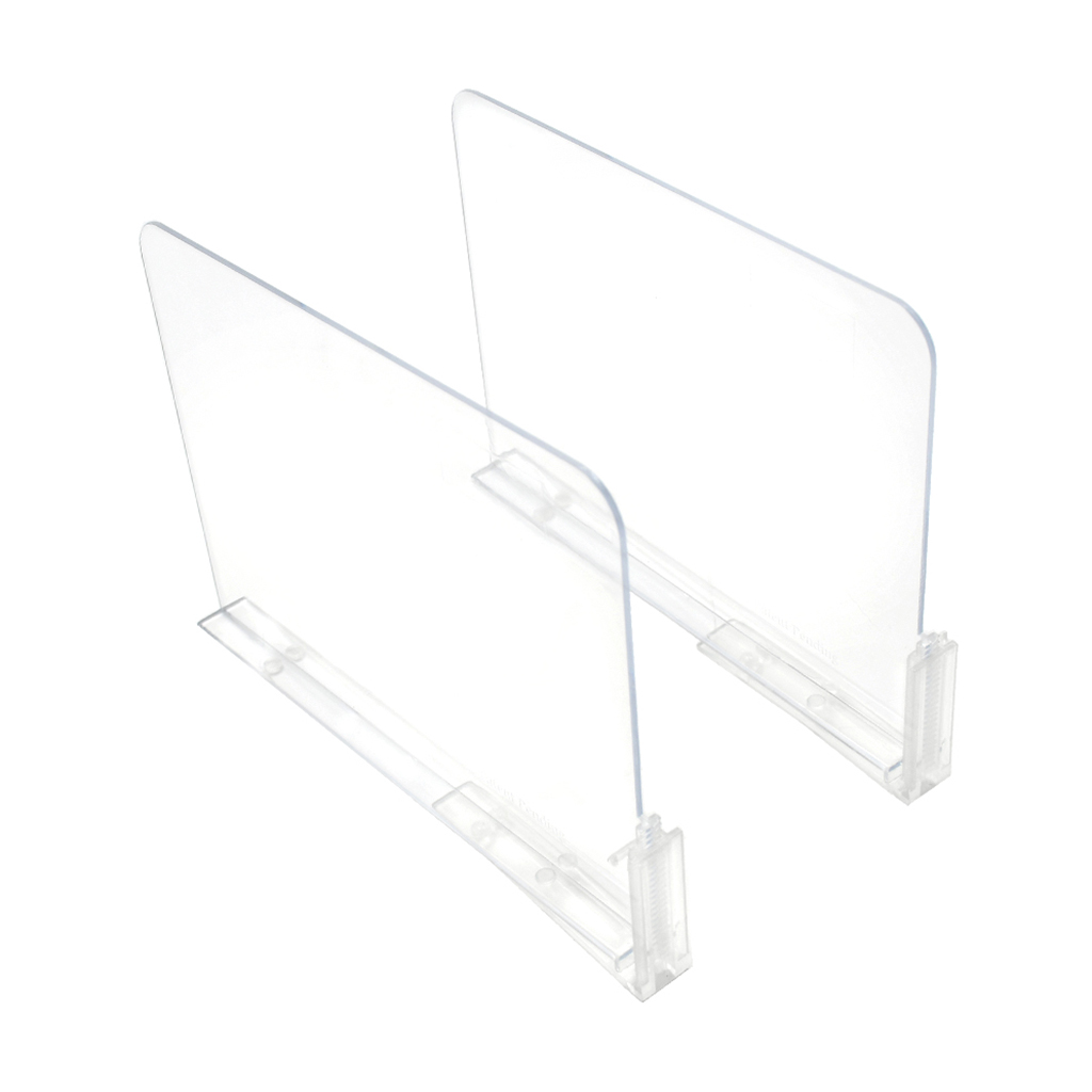 

Розділювач для полиці Homax прозорий пластик, 28.5*20.5*3 см, 2 шт (BR-22)