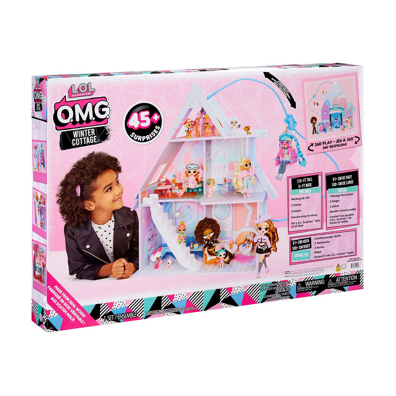 

Уцінка! Дитячий ігровий набір L.O.L. Surprise! Зимовий котедж, від 3 років (120001)