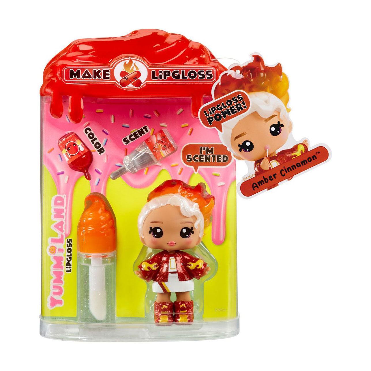 

Дитячий ігровий набір з лялькою та блиском для губ Yummi Land S2 Кориця Амбер, від 4 років (525615)