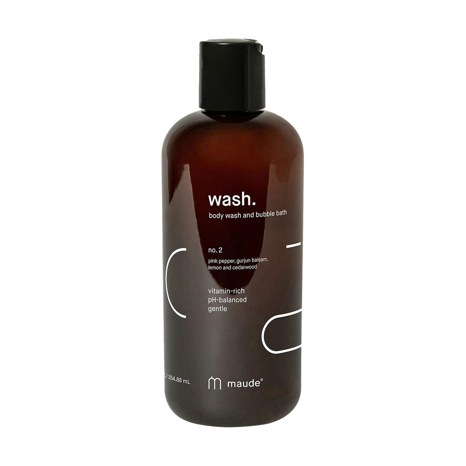 

Гель для душу та піна для ванни Maude Wash. Body Wash And Bubble Bath No.2 Pink Pepper & Gurjun Balsam, 355 мл