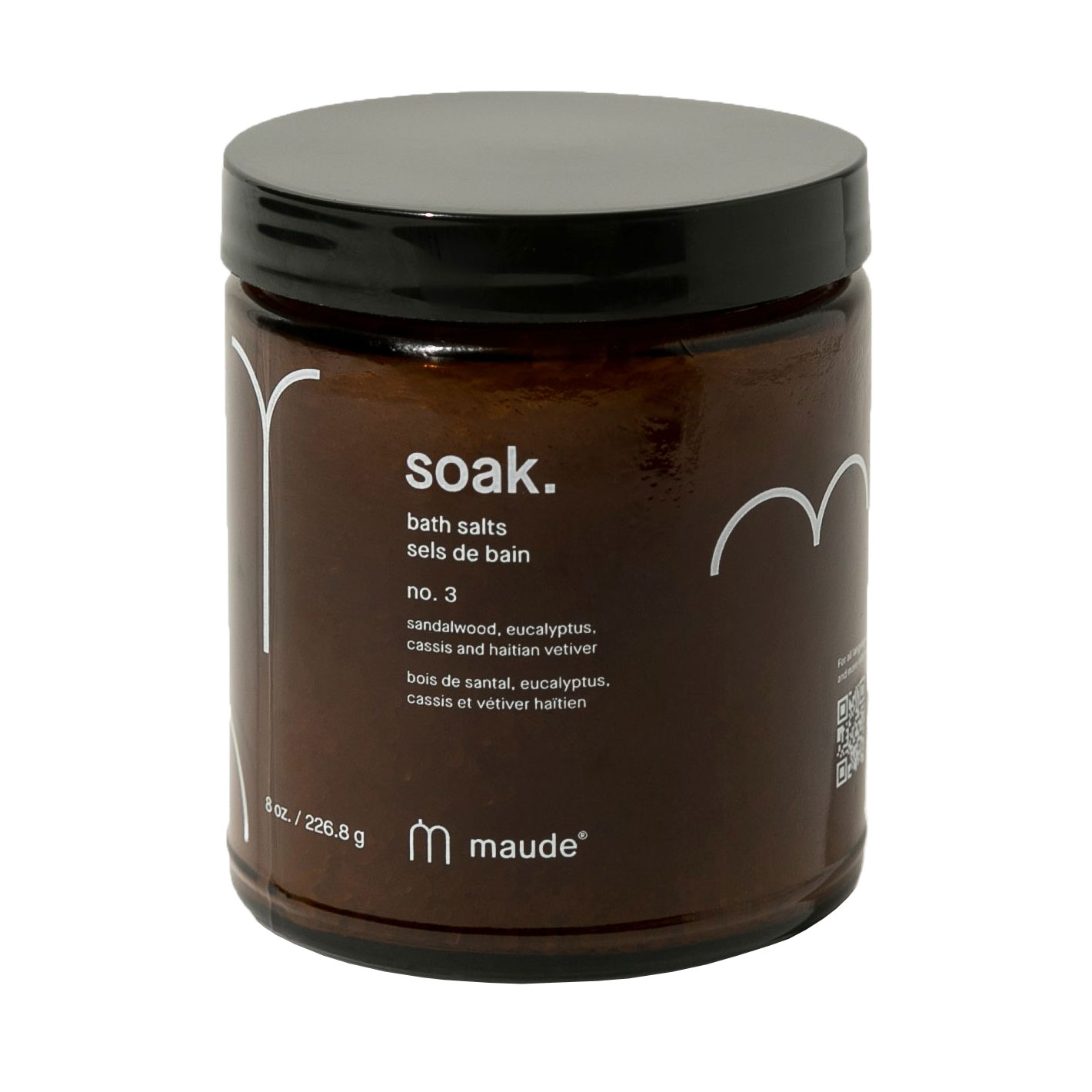 

Мінеральна сіль для ванни Maude Soak. Bath Salts No.3 Sandalwood & Eucalyptus, 227 г