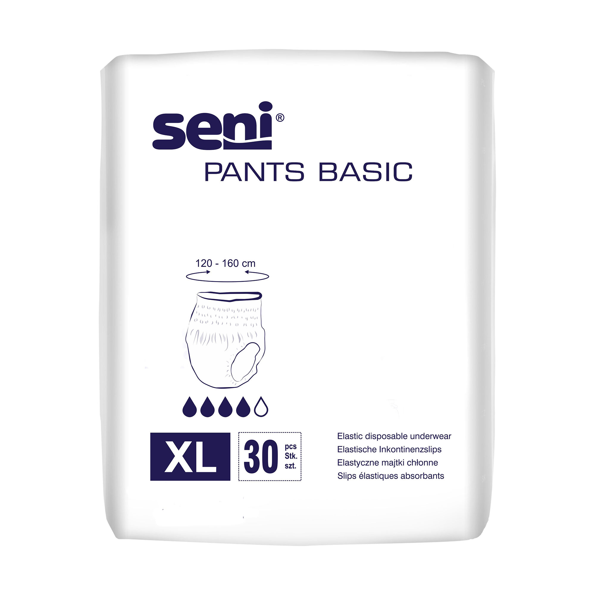 

Підгузки-труси для дорослих Seni Pants Basic розмір Extra Large, 30 шт