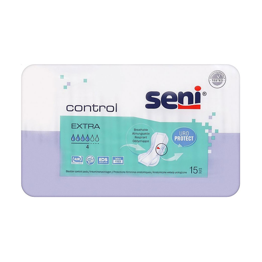 

Прокладки урологічні Seni Control Extra, 15 шт