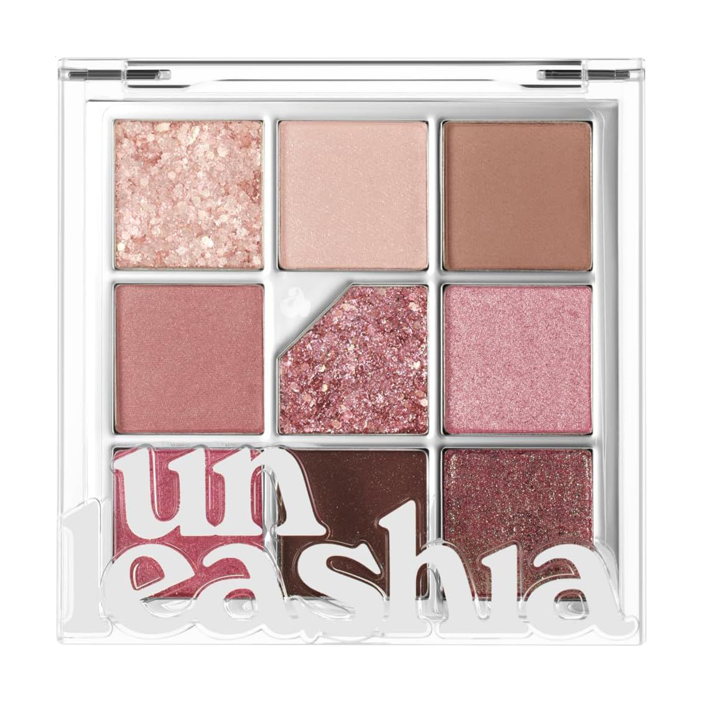 

Палетка глітерів та тіней для повік Unleashia Glitterpedia Eye Palette 5 All of Dusty Rose, 6.6 г