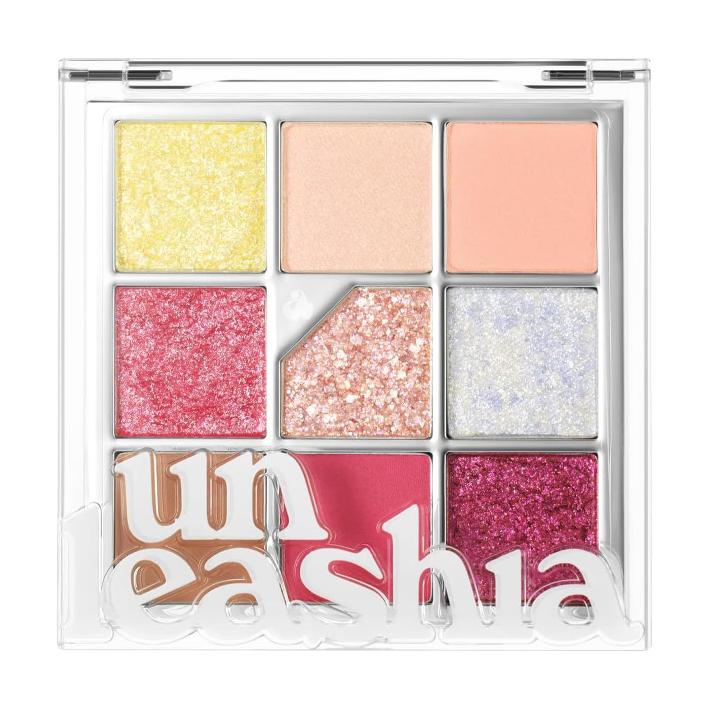 

Палетка глітерів та тіней для повік Unleashia Glitterpedia Eye Palette 7 All of Peach Ade, 6.6 г