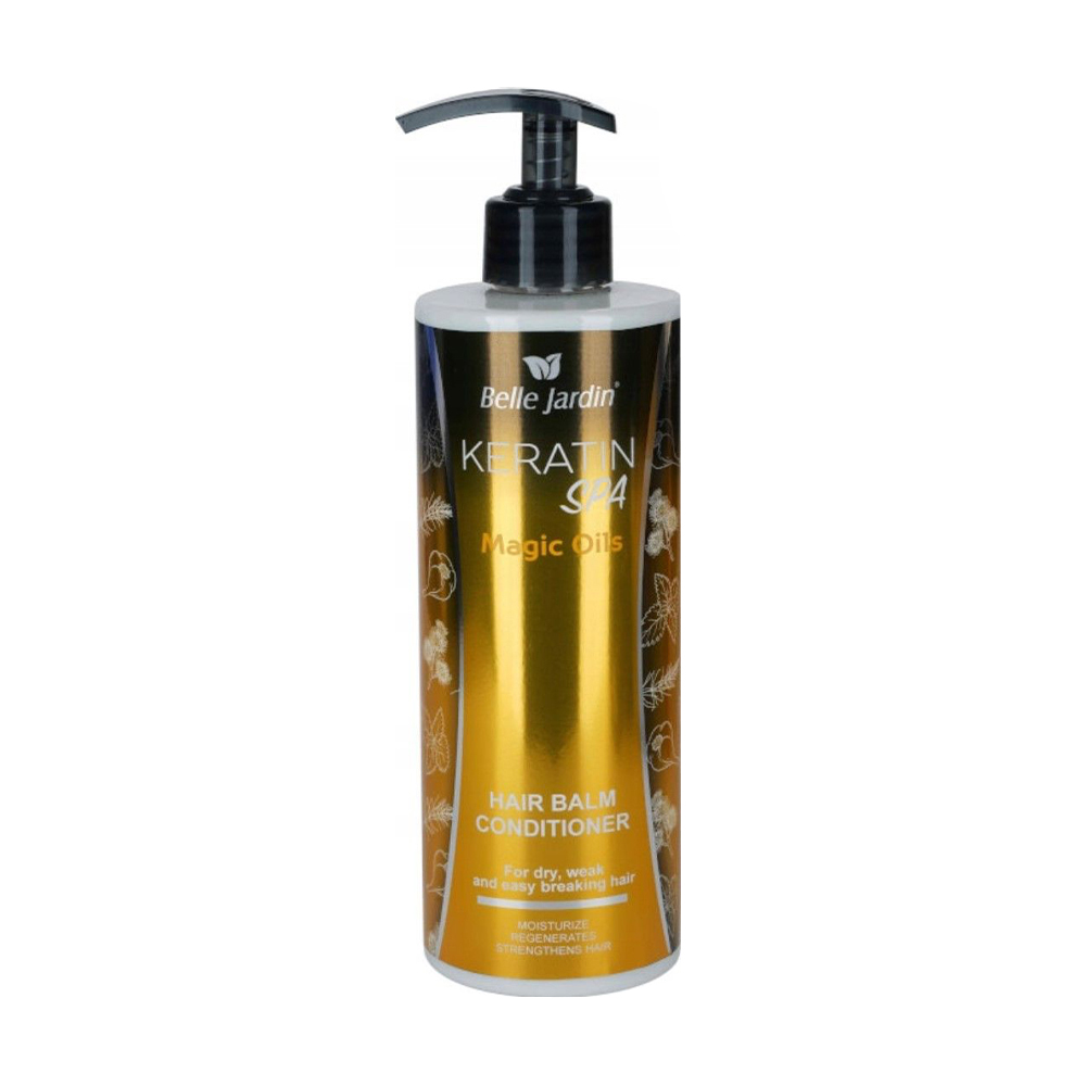 

Бальзам-ополіскувач Belle Jardin Keratin SPA Magic Oil + Keratin для сухого, ламкого та фарбованого волосся, 500 мл