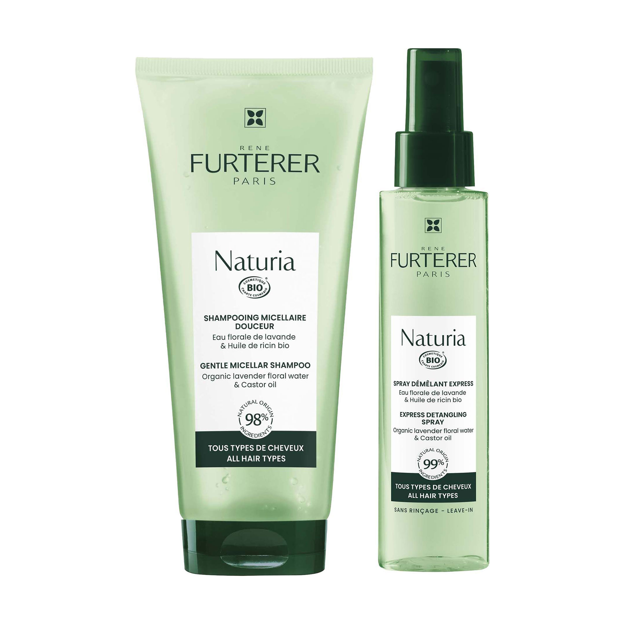 

Набір для волосся Rene Furterer Naturia (шампунь, 200 мл + спрей, 200 мл)