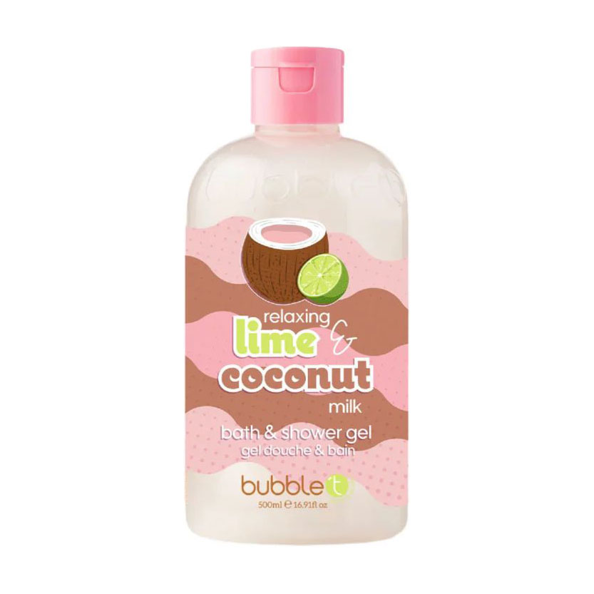 

Гель для душу Bubble T Relaxing Coconut & Lime Milk Bath & Shower Gel, 500 мл