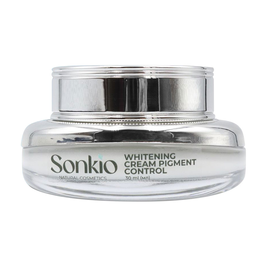 

Крем для обличчя Sonkio Whitening Cream Pigment Control проти зморщок та пігментації, з бакучіолом та вітаміном С, 50 мл